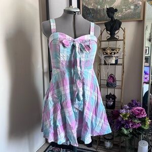 Pastel Plaid Sundress